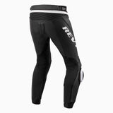 REV'IT! Apex Black/White Standard Leg Leather Pants