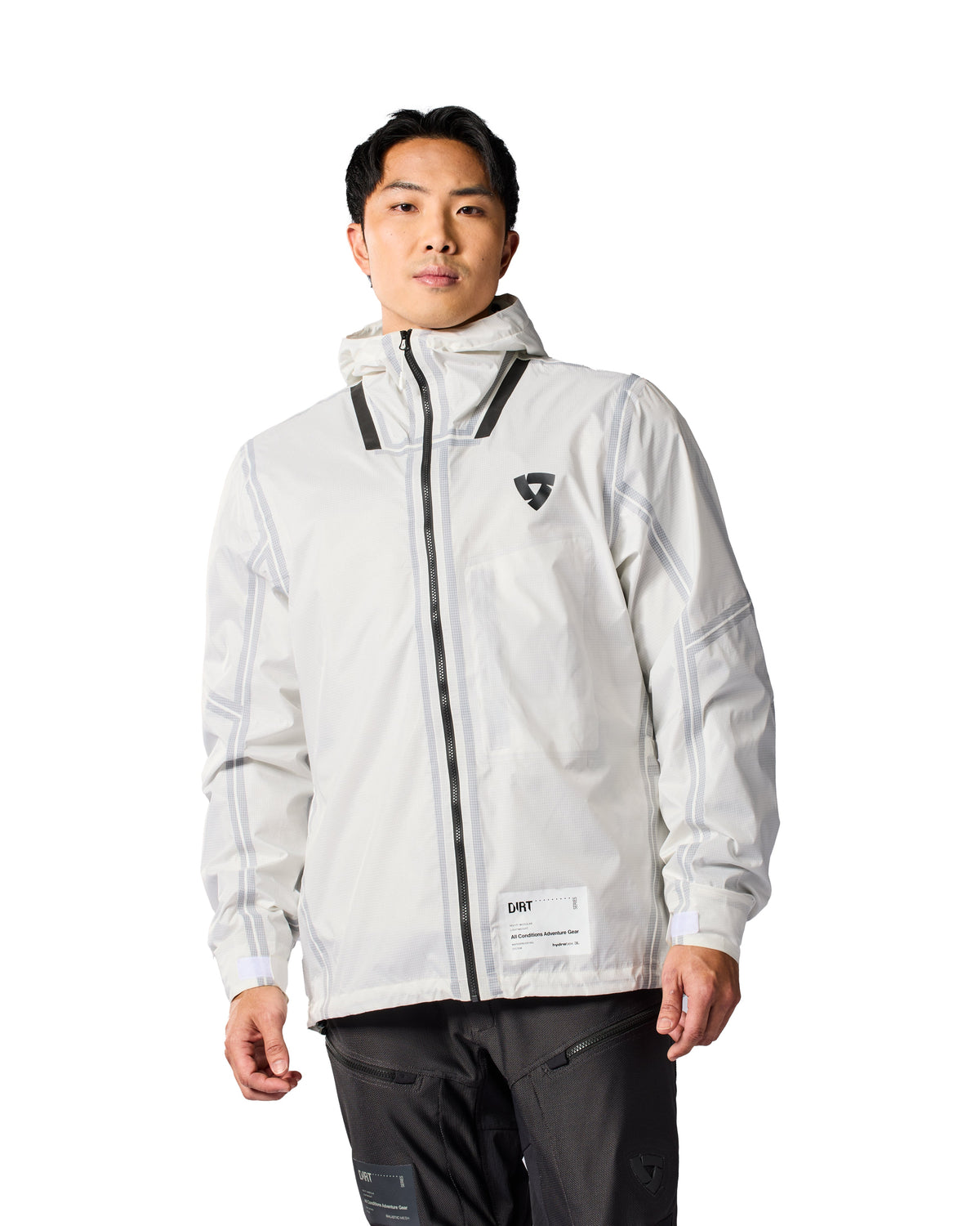 REV'IT! Barrier 2 H2O White Rain Jacket