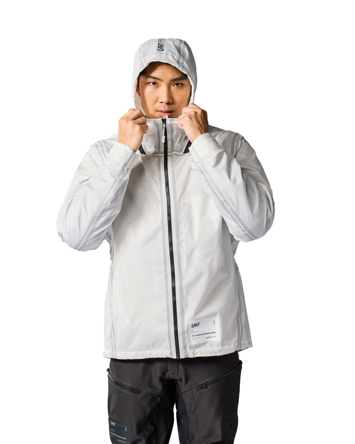 REV'IT! Barrier 2 H2O White Rain Jacket