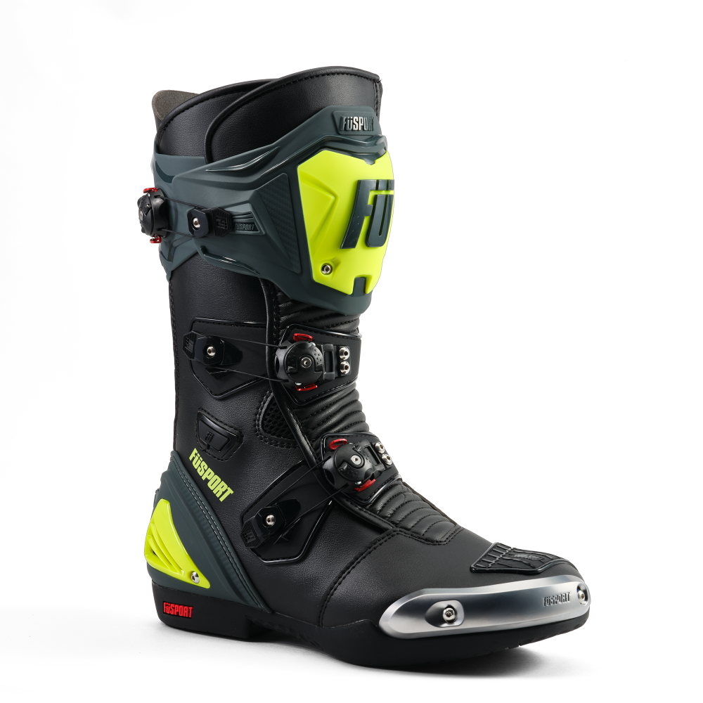 Fusport XR1 Black/Dark Grey/Fluro Yellow Boots