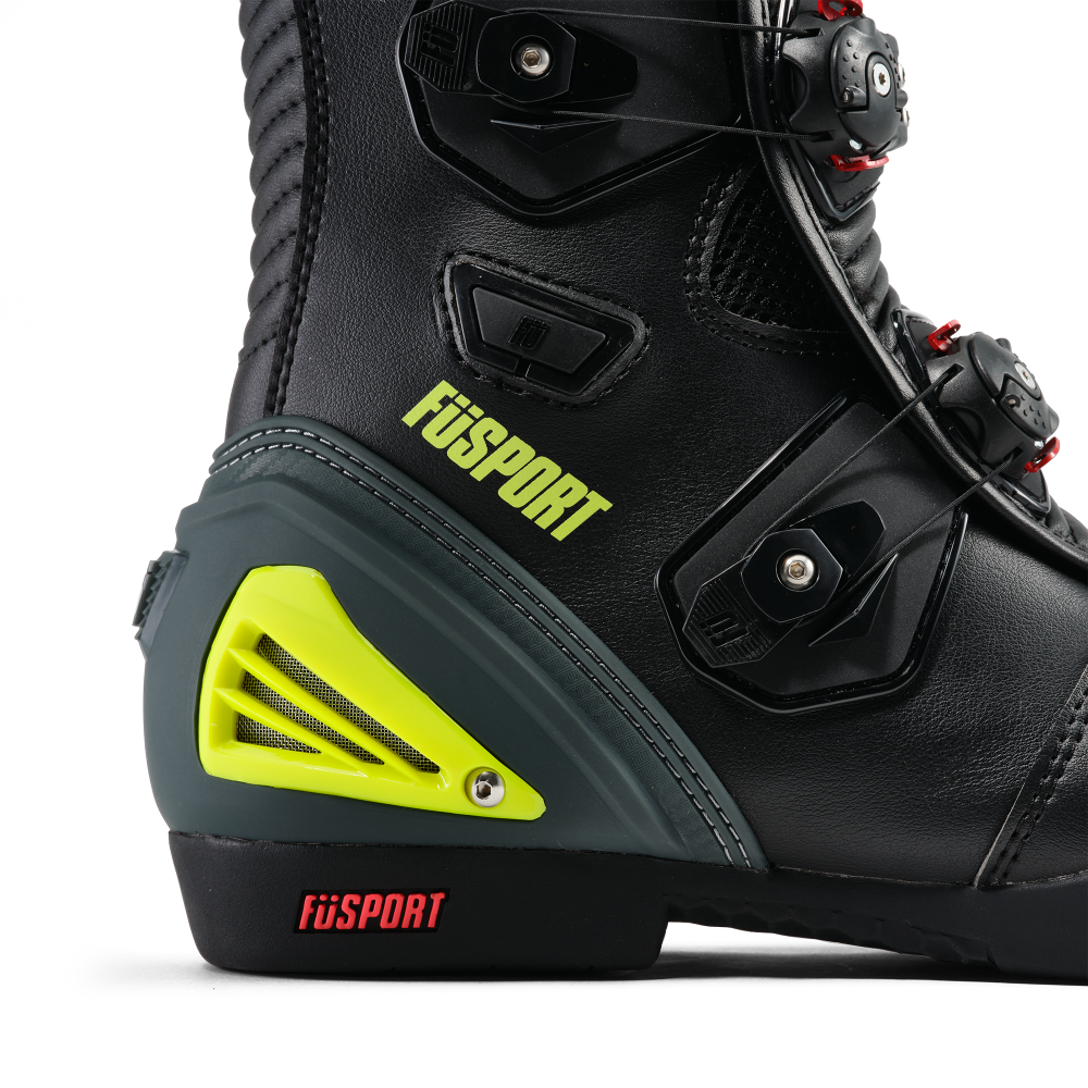 Fusport XR1 Black/Dark Grey/Fluro Yellow Boots