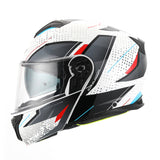 RXT 918 Flip-Up Fusion Gloss White/Black/Red Helmet