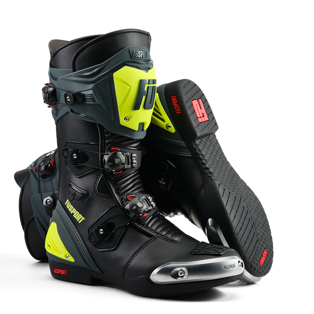 Fusport XR1 Black/Dark Grey/Fluro Yellow Boots