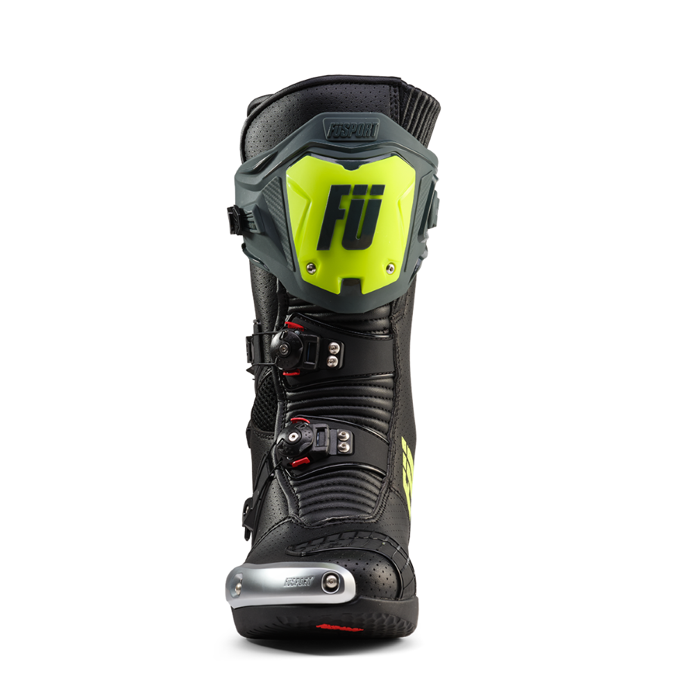 Fusport XR1 Perforated Black/Dark Grey/Fluro Yellow Boots