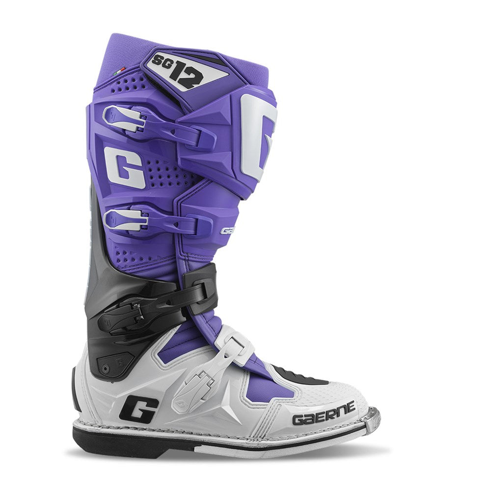 Gaerne SG-12 Limited Edition Purple/Black/White Boots