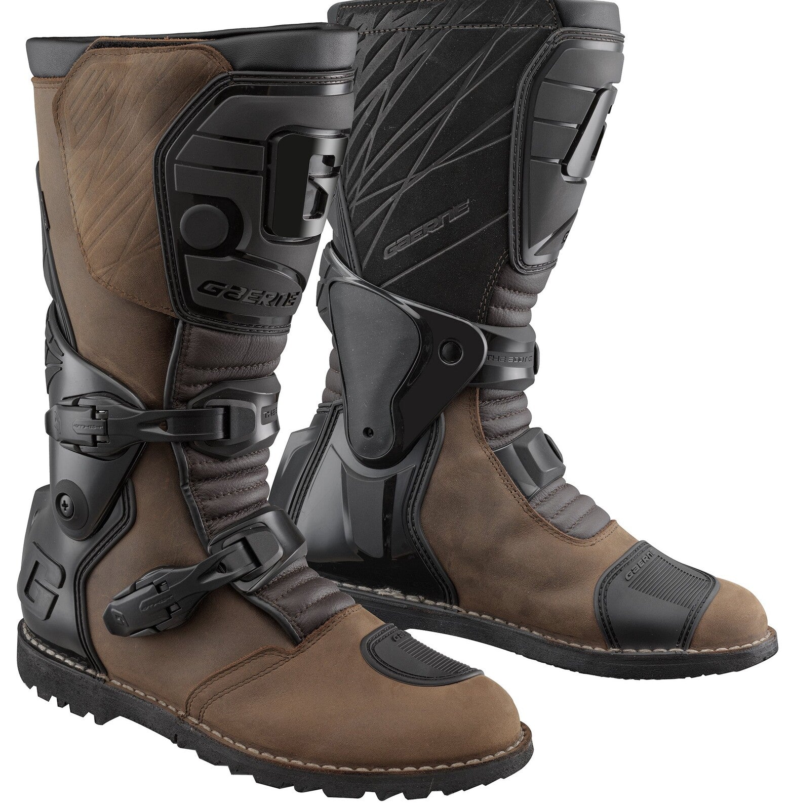 GAERNE G. DAKAR GORE-TEX ダークブラウン Gaerne G_Dakar Gore-Tex Brown Boots – EasyR