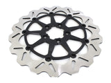 Galfer USA GAL-DF680CWSS-B 13" Front Wave Floating Disc Rotor w/Black Carrier for most Big Twin 00-Up when Using Special 6 Piston Caliper