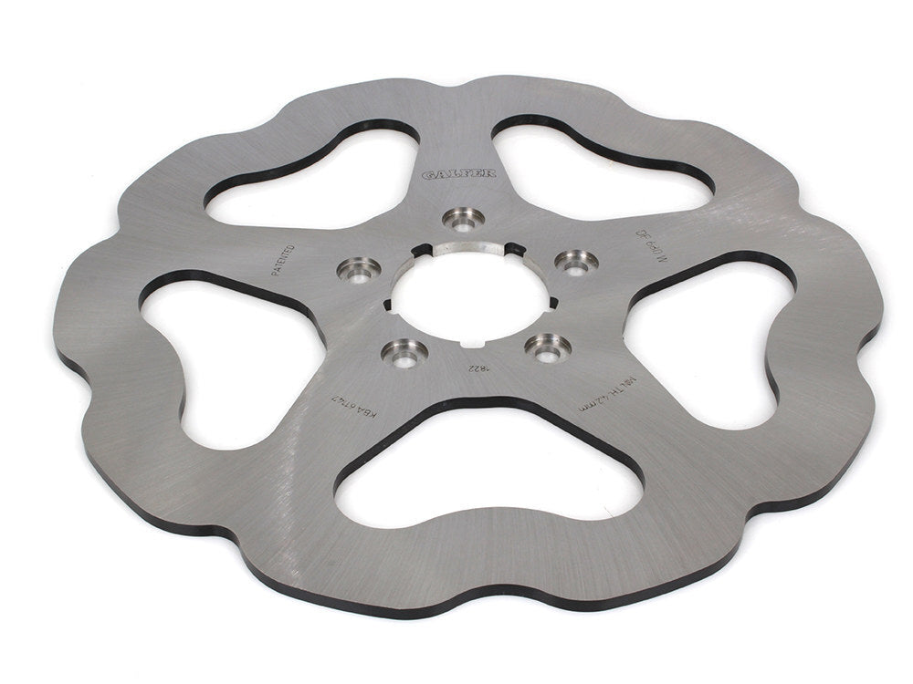 Galfer USA GAL-DF680W 11.5" Front Solid Mount Wave Disc Rotor for Big Twin/Sportster 00-14