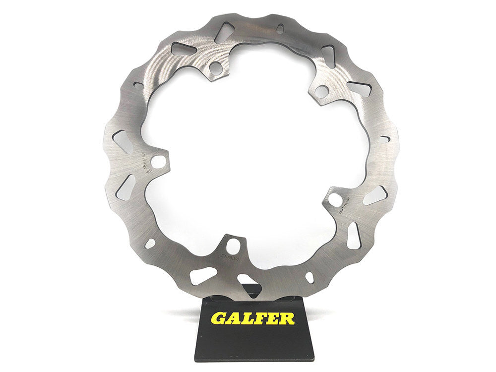 Galfer USA GAL-DF707W 12.6" Front Wave Disc Rotor Stainless Steel for Indian FTR1200 19-Up/Challenger 20-Up