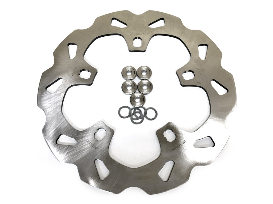 Galfer USA GAL-DF838W 11.8" Front Wave Disc Rotor Stainless Steel for Touring 14-23 w/OEM Wheel