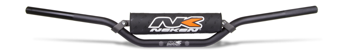 Neken Constant Handlebar 50cc/65cc/85cc Low (Regular Diameter/Length 750mm/Height 110mm/Sweep 71mm) Black w/Black Pad