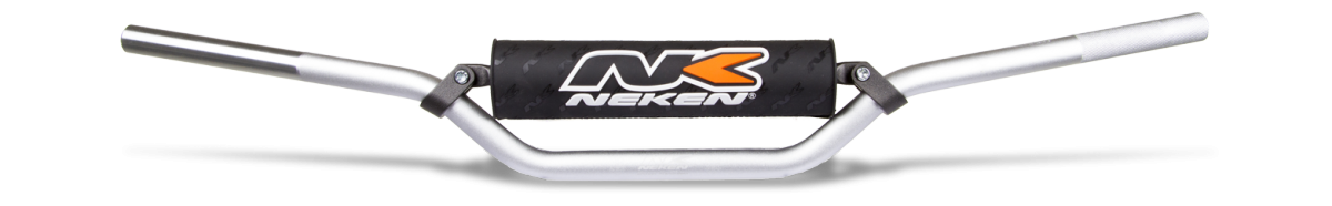 Neken Constant Handlebar (Regular Diameter/Length 814mm/Height 114mm/Sweep 79mm) Silver w/Black Pad