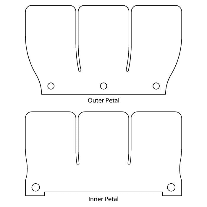 Moto Tassinari 2P127-1 VForce3R Replacement Reed Petals