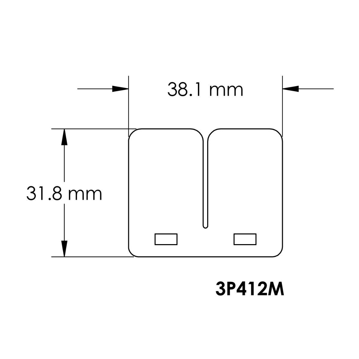 Moto Tassinari 3P412M VForce3R Replacement Carbon Fiber Reed Petals for KTM 50 SX 07-08