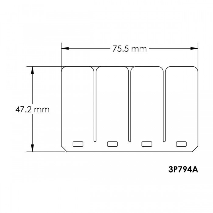 Moto Tassinari 3P794A VForce3 Replacement Reed Petals