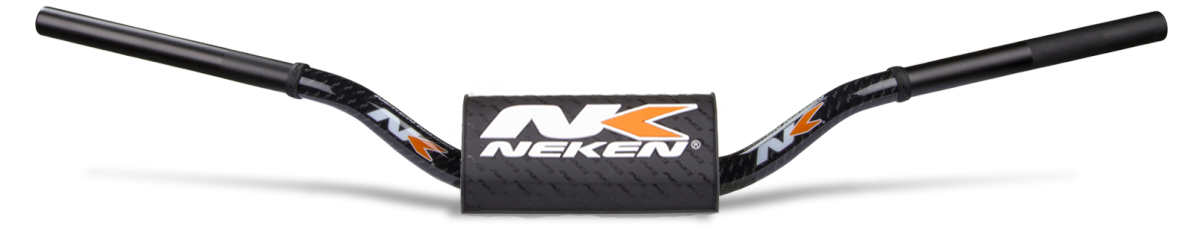 Neken Radical Design Handlebar 85 High (Conical Design/Length 754mm/Height 139mm/Sweep 72mm) Black w/Black Pad