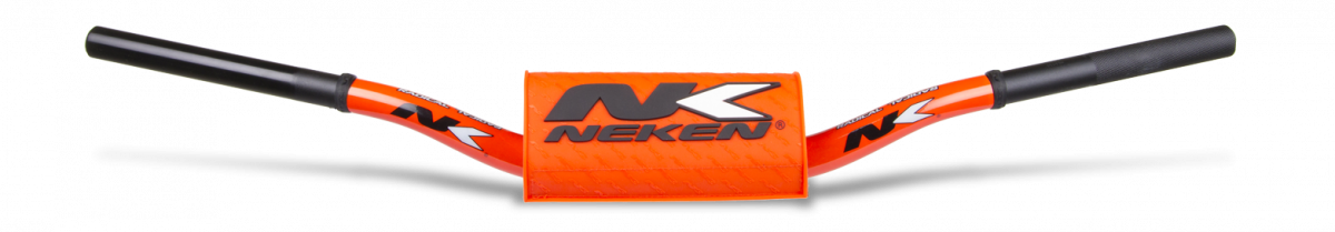 Neken Radical Design Handlebar 85cc High (Conical Design/Length 754mm/Height 139mm/Sweep 72mm) Fluro Orange w/Fluro Orange