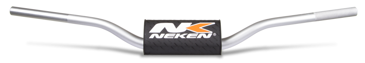 Neken Radical Standard Handlebar 85 High (Variable Diameter/Length 754mm/Height 139mm/Sweep 72mm) Silver w/Black Pad