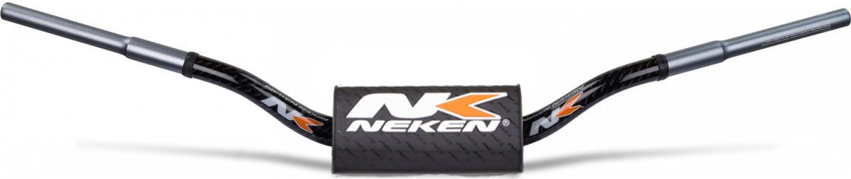 Neken SFH Handlebar (Smooth Feeling/Length 820mm/Height 118mm/Sweep 74mm) Black w/Black Pad