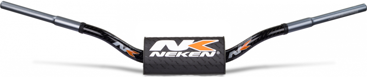 Neken SFH Handlebar (Smooth Feeling/Length 815mm/Height 132mm/Sweep 73mm) Black w/Black Pad