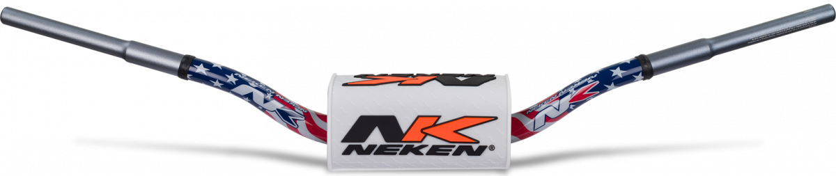 Neken SFH Handlebar K-Bar (Smooth Feeling/Length 817mm/Height 112mm/Sweep 70mm) USA w/White Pad