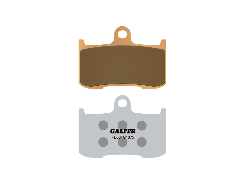 GBrakes GB-GB0572-75 HH Sintered Compound Front Brake Pads for Indian Touring & Bagger 14-Up