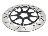 GBrakes GB-GBDU049 13" Front Round Floating Disc Rotor w/Contrast Cut Carrier for most Harley-Davidson Big Twin 00-Up (when upgrading to 13" x 6 Piston Caliper)