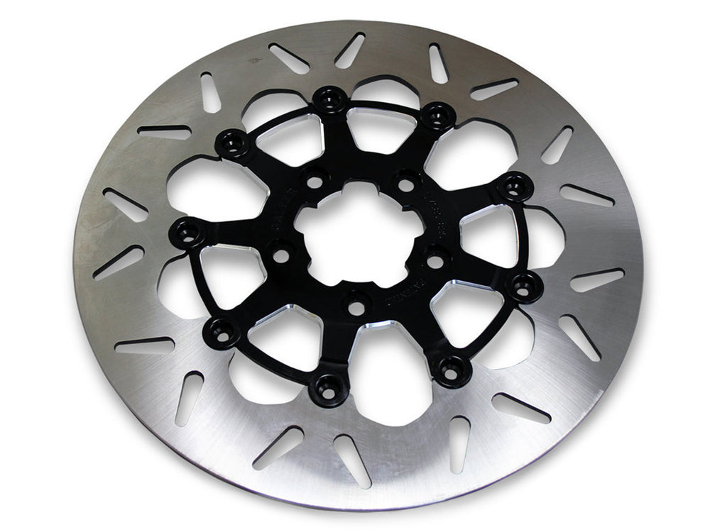 GBrakes GB-GBDU052 11.8" Front Standard Round Floating Disc Rotor Contrast Cut for Harley-Davidson Dyna 06-17/Softail 15-Up/Sportster 14-21 & some Touring 08-23