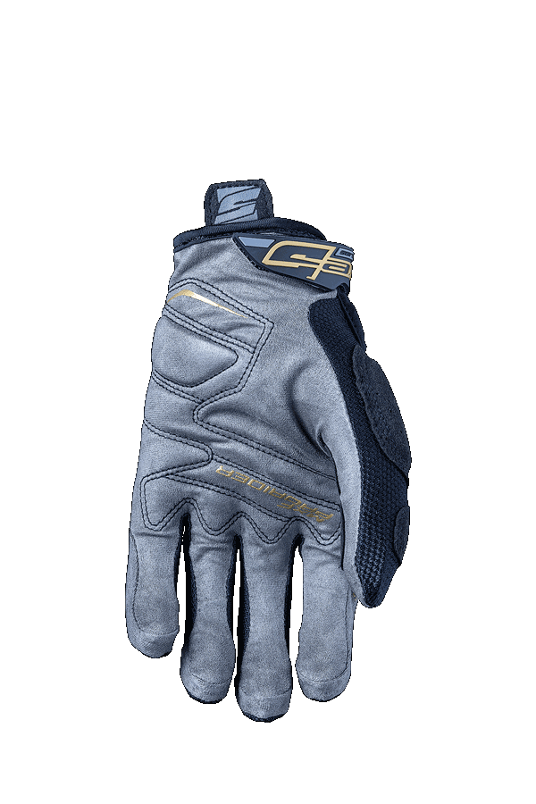 Five MXF Prorider S Black/Gold Gloves