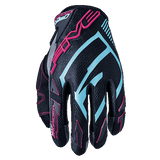 Five MXF Prorider S Grey/Blue/Pink Womens Gloves