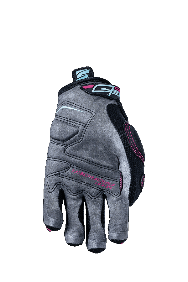 Five MXF Prorider S Grey/Blue/Pink Womens Gloves