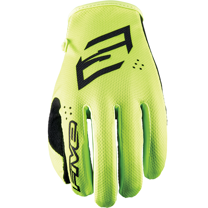 Five MXF 4 Mono Fluro Yellow Gloves