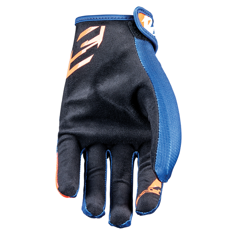 Five MXF 4 Scrub Blue/Orange Gloves