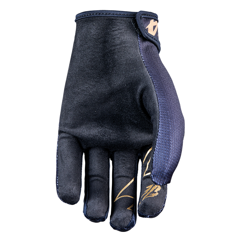 Five MXF 4 Thunderbolt Black Gloves