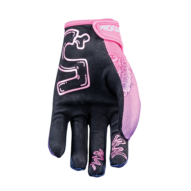 Five MXF 4 Slice Purple Kids Gloves