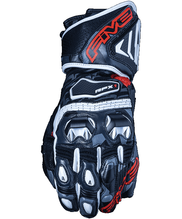 Five RFX1 Replica Camo/Red Gloves