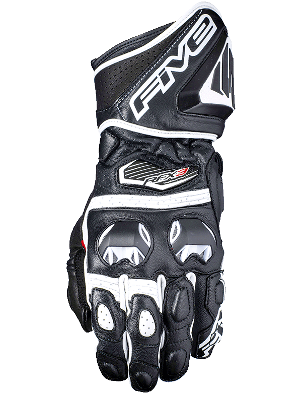 Five RFX3 Black/White Gloves