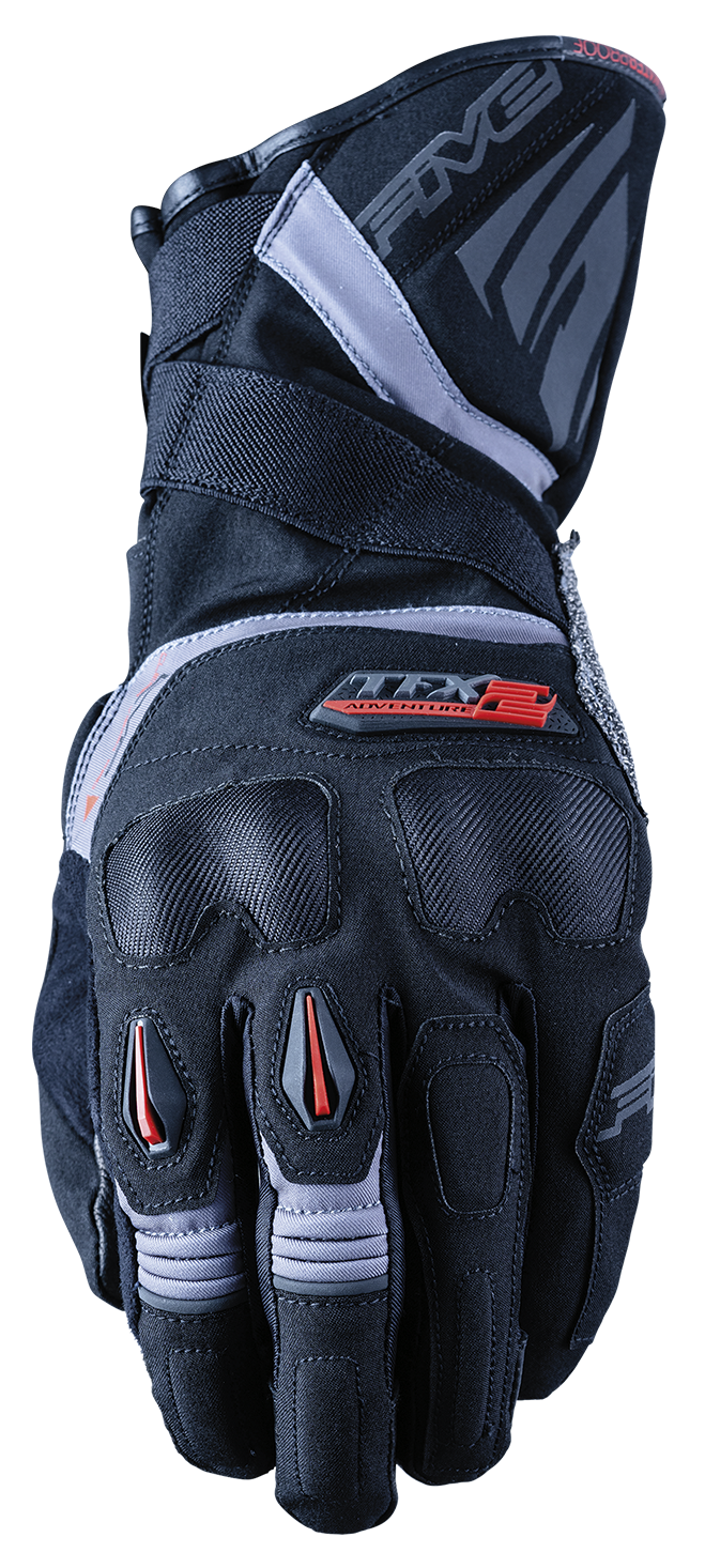 Five TFX-2 Waterproof Black/Grey Gloves