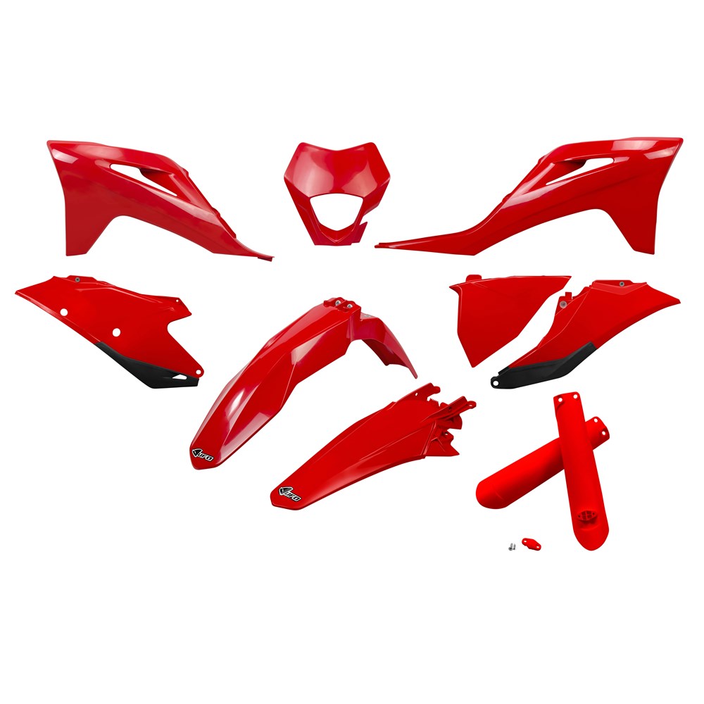 UFO Plastics Kit OEM 2023 Red w/Headlight Shroud for Gas Gas EC 250/300/EC-F 250/350 21-23