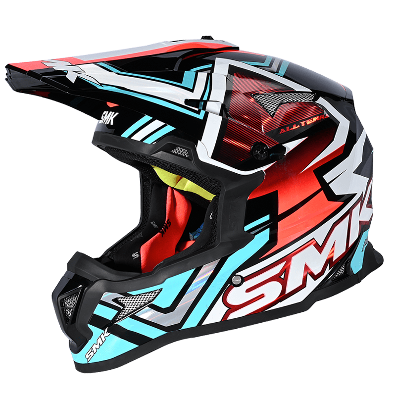 SMK Allterra X-Aces GL253 Black/Blue/Red Helmet