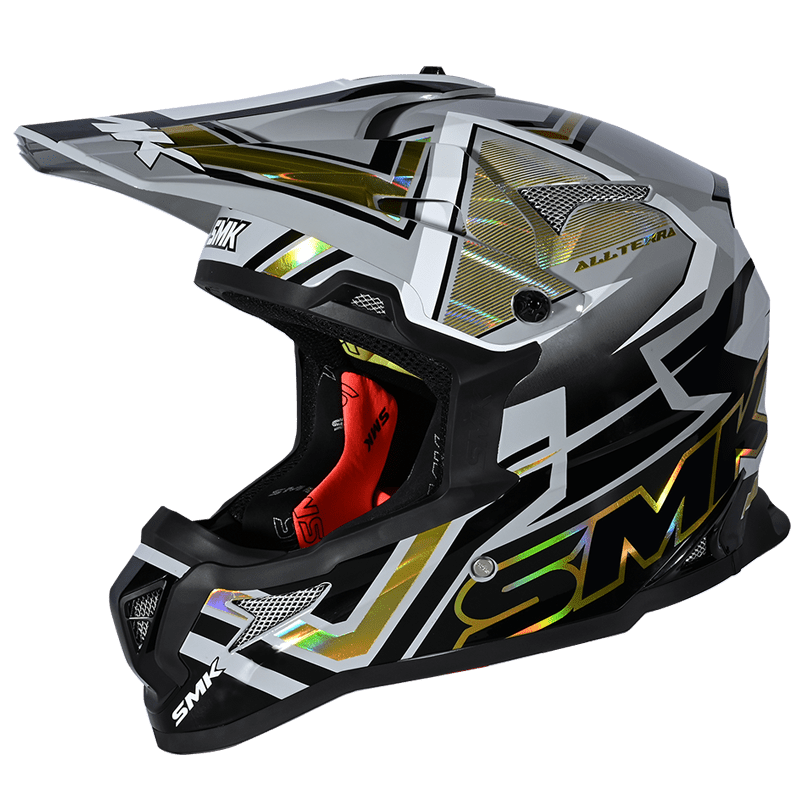 SMK Allterra X-Aces GL627 Grey/Black/Orange Helmet