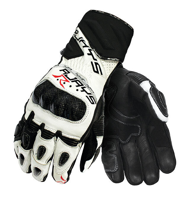 Rjays Long Cobra 2 Carbon White/Black Womens Gloves