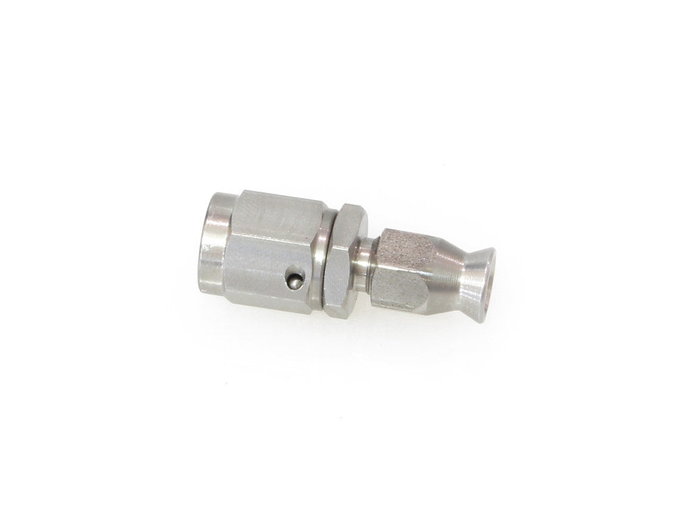 Goodridge GOO-6001-02-03C Stainless 3/8-24 Female Straight Swivel Adapter Fitting for Hide-A-Line Micro Line