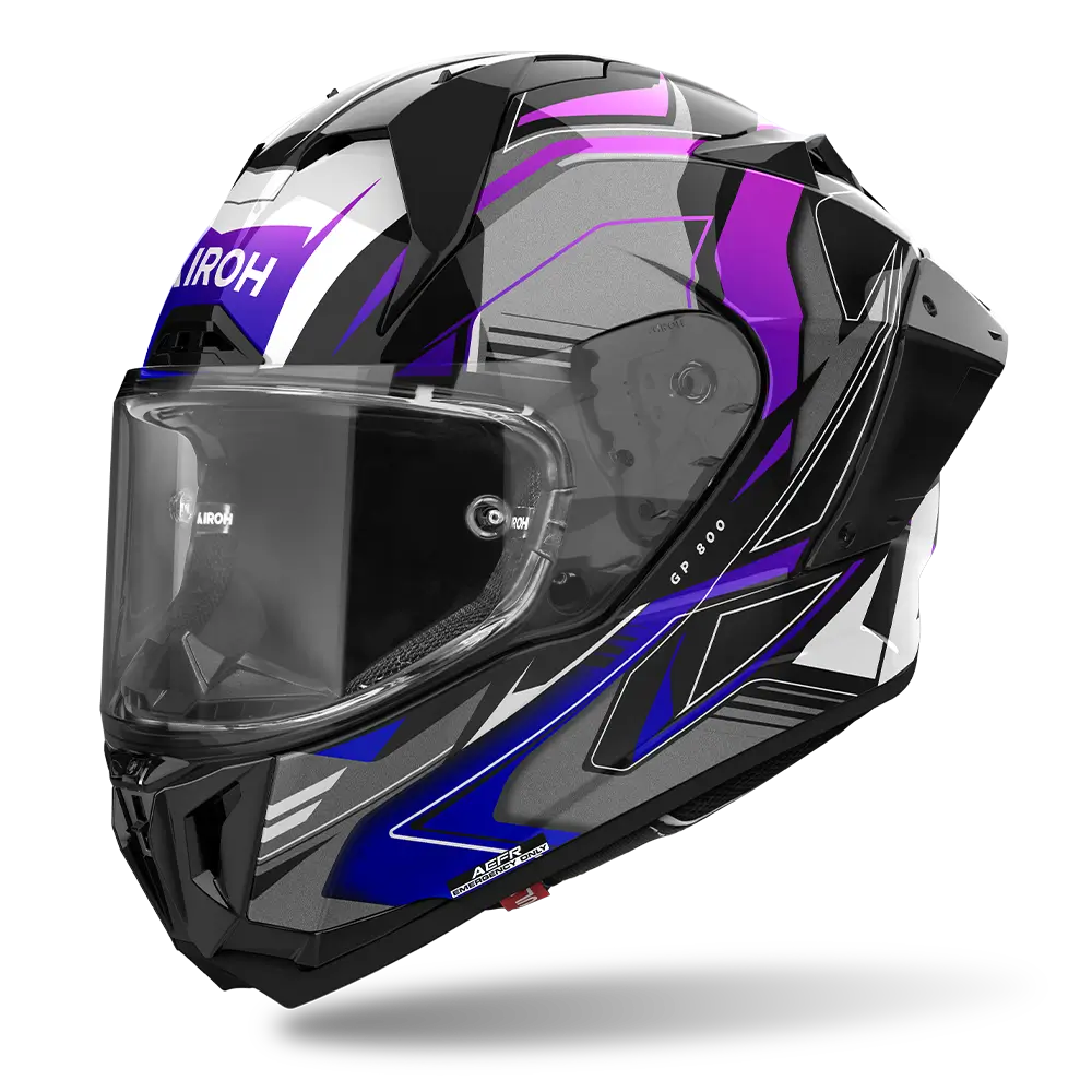Airoh GP800 Must Gloss Blue Helmet