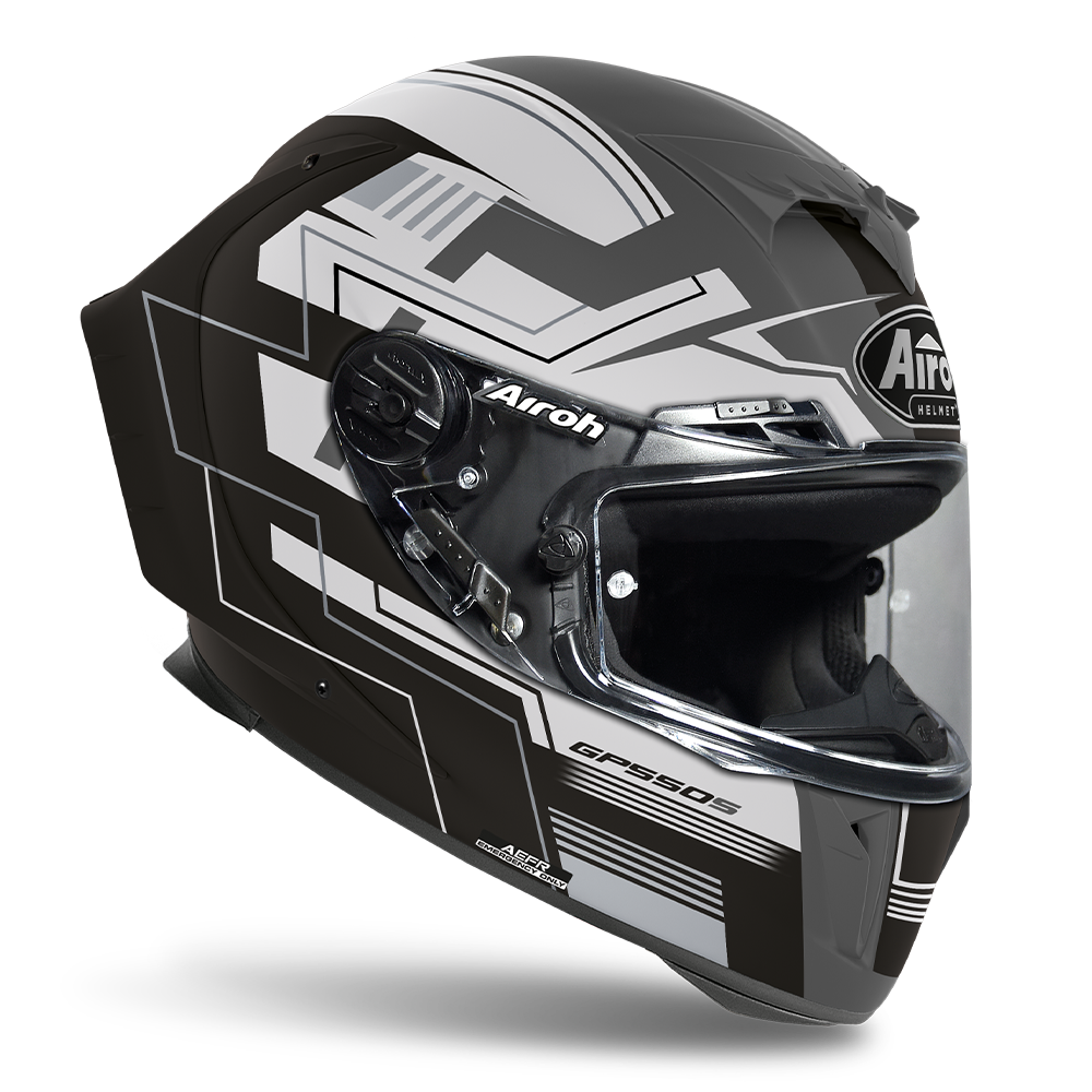 Airoh GP550 S Challenge Matte Black Helmet