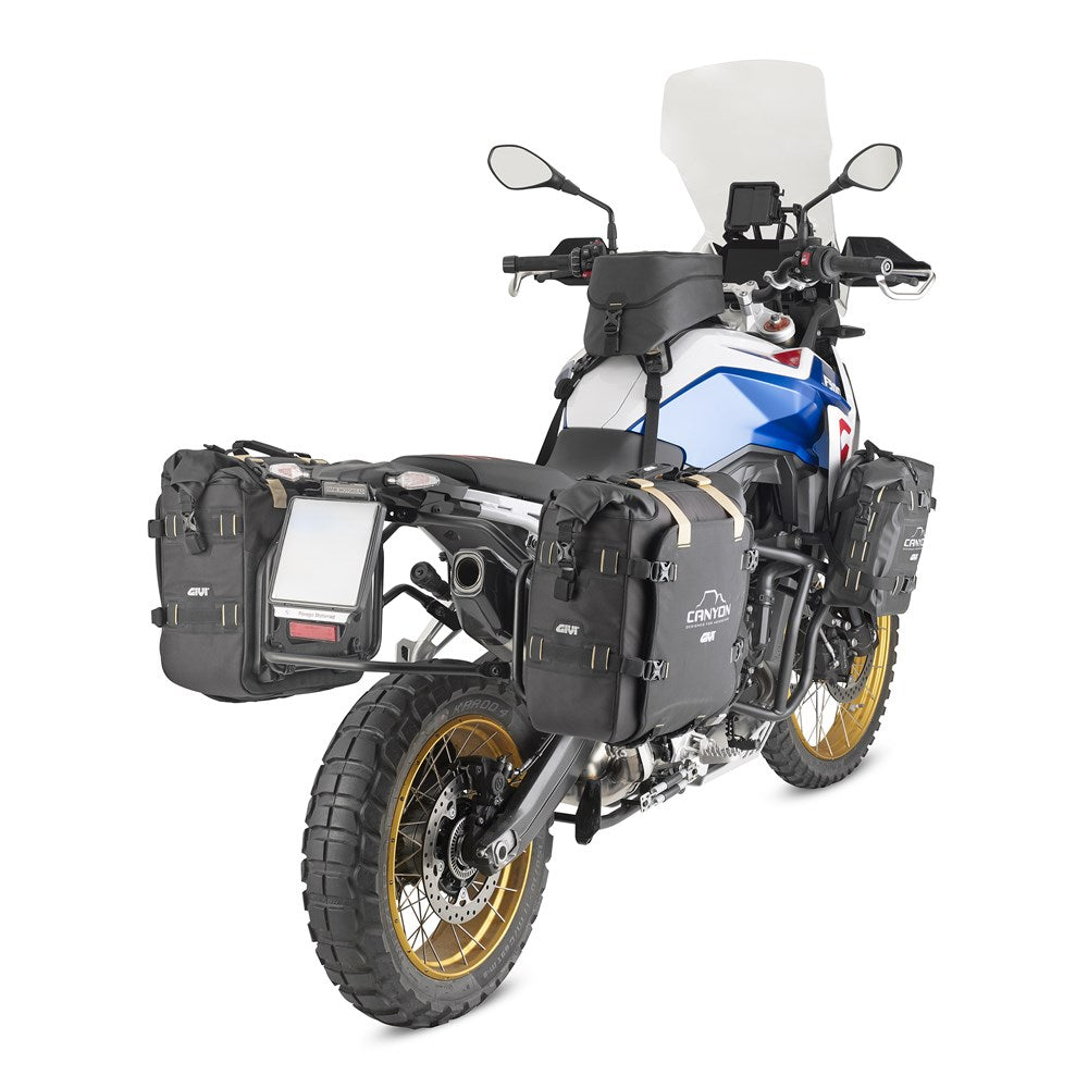 Givi GRT720B Canyon 25L+25L Monokey Side Bags for Monokey Fixing System