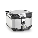 Givi GVOBKEV42A Trekker Outback Evo 42L Monokey Silver Top Case (Sold without lock)
