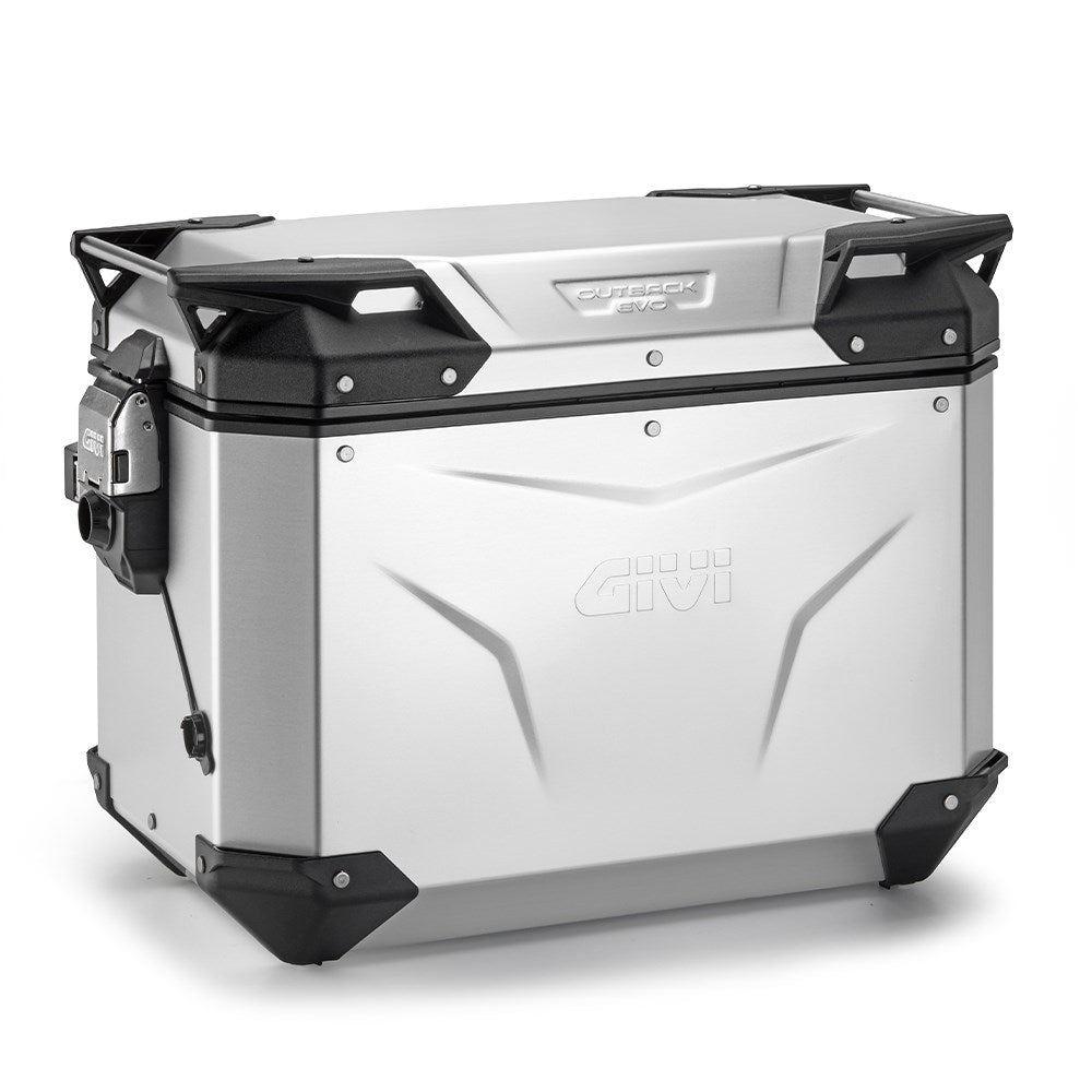 Givi OBKEV48AAR Trekker Outback Evo Smart 48L Alloy Anodized Right Side Case