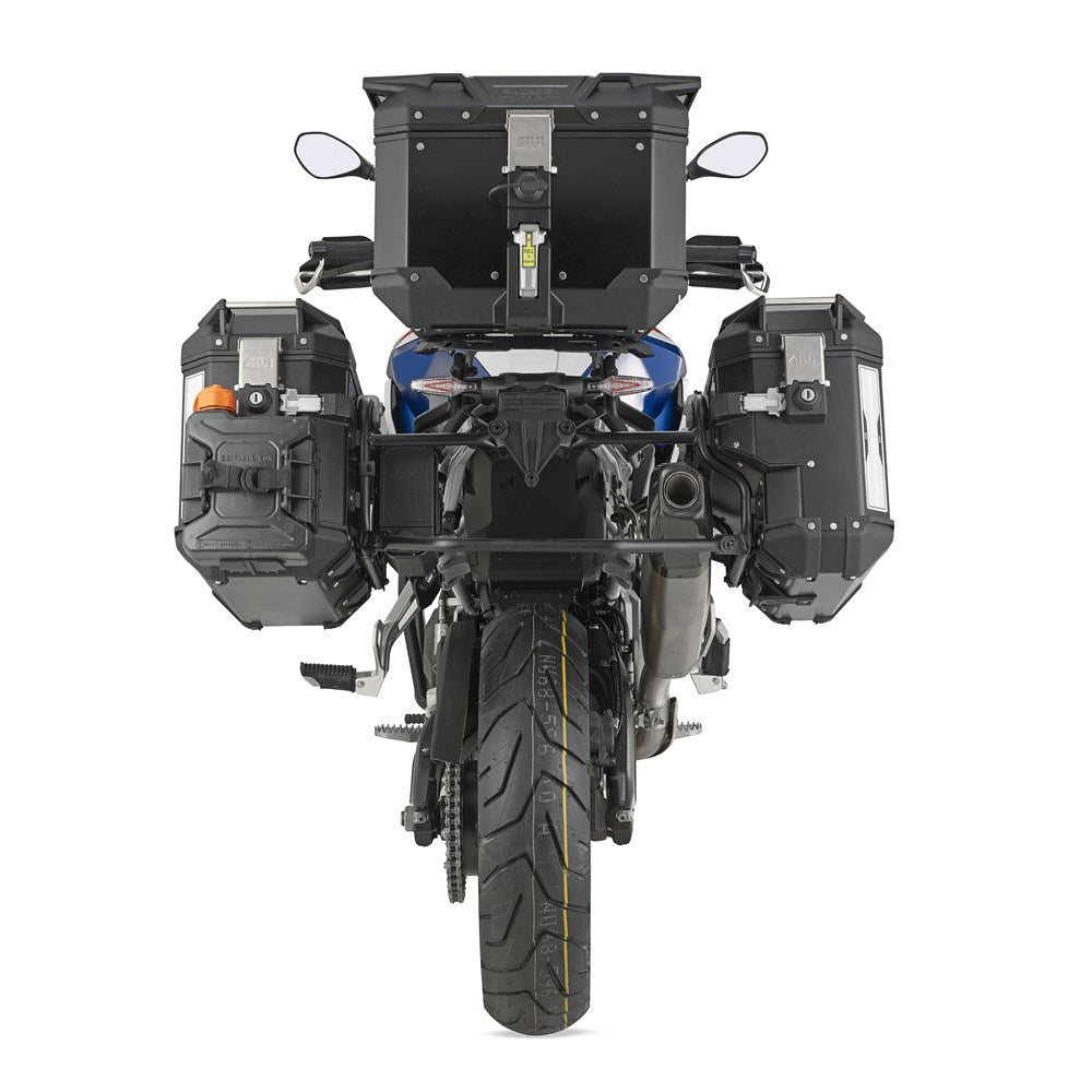 Givi PLOS5145CAM PL One-Fit Side Case Pannier Holder w/Contoured Right for BMW F 900 GS 24-Up w/Trekker Outback Monokey CAM-Side Cases