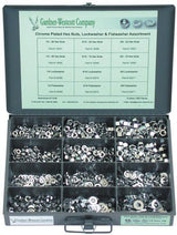 Gardner-Westcott GWA30S Tray Assortment Hex Nuts Steel 534PC/16 Sizes 6/32 through to 5/8 - CC1I (Easy-R) [INTERNAL]